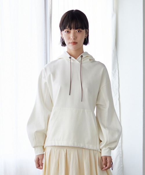 LANVIN en Bleu（ランバンオンブルー）の「ランタンスリーブフーディー  