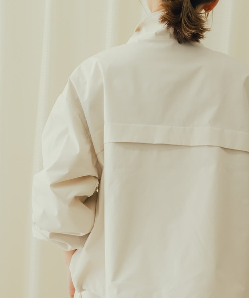 SENSE OF PLACE by URBAN RESEARCH（センスオブプレイスバイアーバンリサーチ）の「スタンドショートブルゾン（ブルゾン・レディース・ブラック/イエロー/ライトベージュ・ONE）」の5枚目の写真