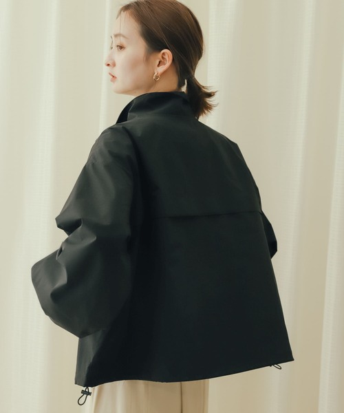 SENSE OF PLACE by URBAN RESEARCH（センスオブプレイスバイアーバンリサーチ）の「スタンドショートブルゾン（ブルゾン・レディース・ブラック/イエロー/ライトベージュ・ONE）」の12枚目の写真