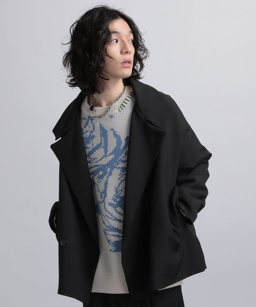 HARE（ハレ）の「マルチカラーデザインブルゾン(HARE)（ブルゾン・メンズ・ブラック/パープル・SMALL/MEDIUM）」の5枚目の写真