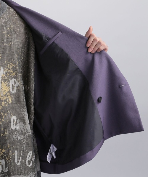 HARE（ハレ）の「マルチカラーデザインブルゾン(HARE)（ブルゾン・メンズ・ブラック/パープル・SMALL/MEDIUM）」の17枚目の写真