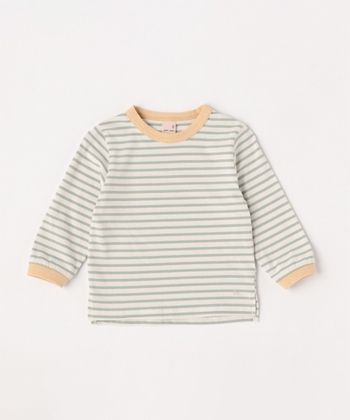 petit main（プティマイン）の「【プティプラ】BOYS長袖Tシャツ（Tシャツ/カットソー・キッズ・レッド/ライトグリーン/エメラルド/クリーム/オフホワイト/ネイビー/ブルー/カーキ・100cm/120cm/80ｃｍ/130cm/90cm/110cm）」の14枚目の写真