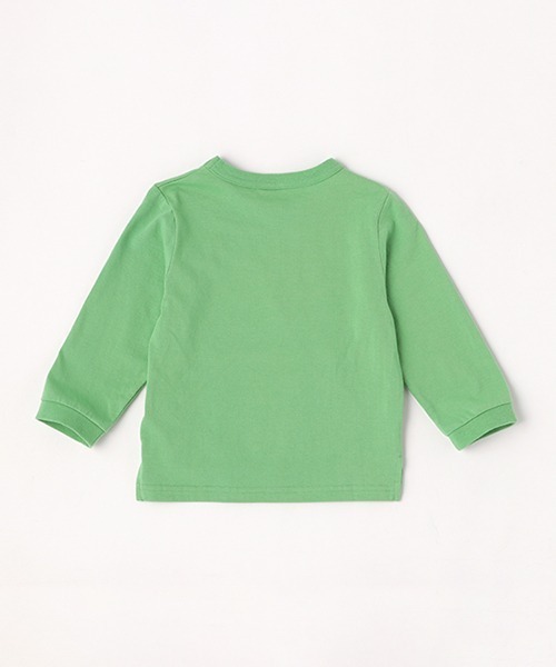 petit main（プティマイン）の「【プティプラ】BOYS長袖Tシャツ（Tシャツ/カットソー・キッズ・レッド/ライトグリーン/エメラルド/クリーム/オフホワイト/ネイビー/ブルー/カーキ・100cm/120cm/80ｃｍ/130cm/90cm/110cm）」の17枚目の写真