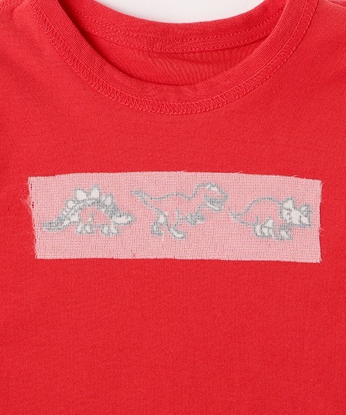 petit main（プティマイン）の「【プティプラ】BOYS長袖Tシャツ（Tシャツ/カットソー・キッズ・レッド/ライトグリーン/エメラルド/クリーム/オフホワイト/ネイビー/ブルー/カーキ・100cm/120cm/80ｃｍ/130cm/90cm/110cm）」の22枚目の写真