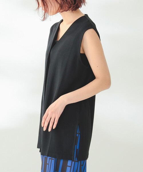 B:MING by BEAMS(ビーミングバイビームス)の「B:MING by BEAMS / スムースカットジレ(ベスト・レディース・アイボリー系/オリーブ/ブラック・FREE)」の9枚目の写真