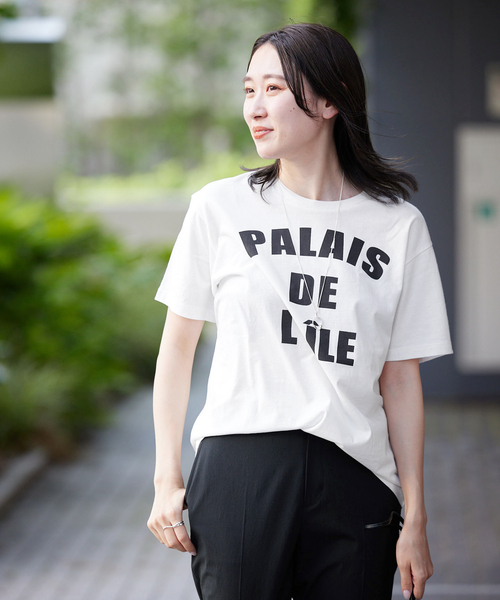 IENA(イエナ)の「PALAIS DE LILE Tシャツ(Tシャツ/カットソー・レディース・サックスブルー/ホワイト/ネイビー・FREE)」の6枚目の写真