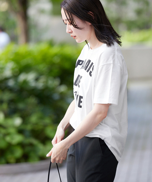 IENA(イエナ)の「PALAIS DE LILE Tシャツ(Tシャツ/カットソー・レディース・サックスブルー/ホワイト/ネイビー・FREE)」の7枚目の写真