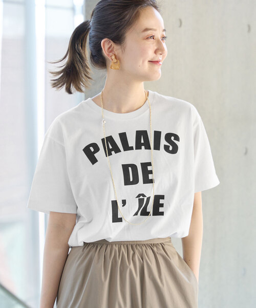 IENA - IENA paris photo Tシャツ ホワイトC 新品 2019AW 完売 IENA（イエナ）の「PALAIS DE LILE Tシャツ（Tシャツ/カットソー