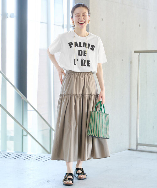 IENA(イエナ)の「PALAIS DE LILE Tシャツ(Tシャツ/カットソー・レディース・サックスブルー/ホワイト/ネイビー・FREE)」の16枚目の写真