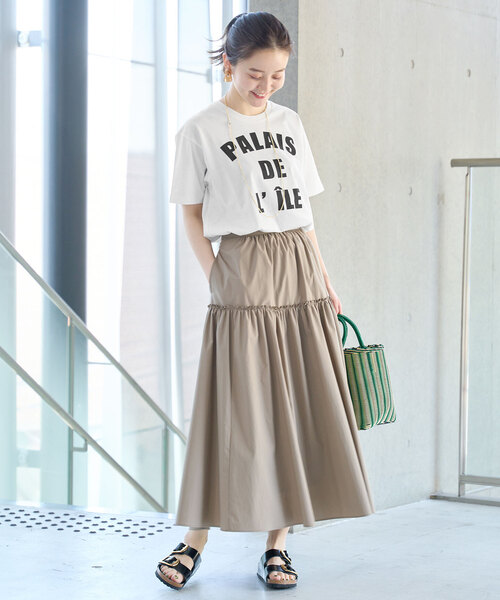 IENA(イエナ)の「PALAIS DE LILE Tシャツ(Tシャツ/カットソー・レディース・サックスブルー/ホワイト/ネイビー・FREE)」の17枚目の写真