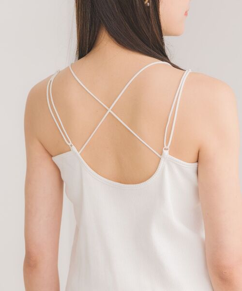 ems excite(エムズエキサイト)の「カップ付キャミ(キャミソール・レディース・ライトグレー/イエロー系その他3/ブルー系その他3/ブラック/ナチュラル・MEDIUM/LARGE)」の7枚目の写真