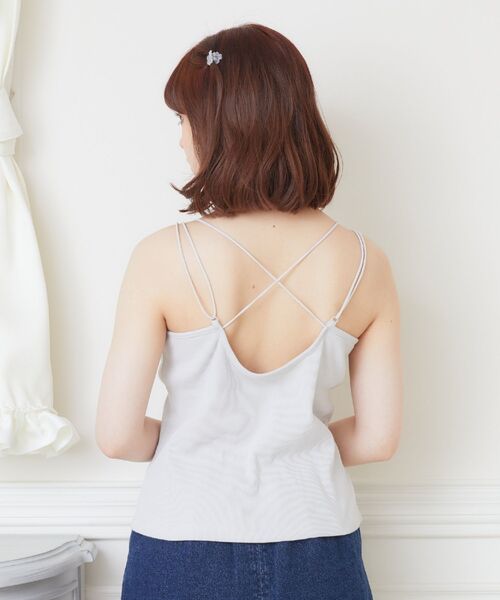 ems excite(エムズエキサイト)の「カップ付キャミ(キャミソール・レディース・ライトグレー/イエロー系その他3/ブルー系その他3/ブラック/ナチュラル・MEDIUM/LARGE)」の21枚目の写真