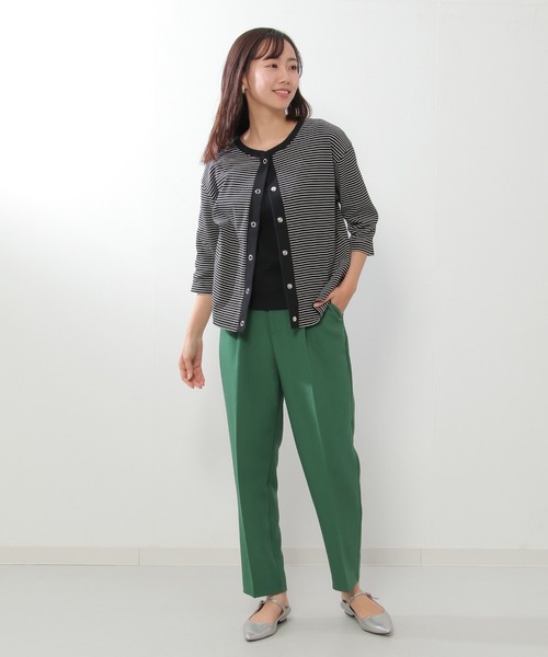 ikka(イッカ)の「【2点セット】カーデタンクセットアンサンブル(カーディガン/ボレロ・レディース・ブラック/ブルー/オフホワイト・M/L)」の11枚目の写真