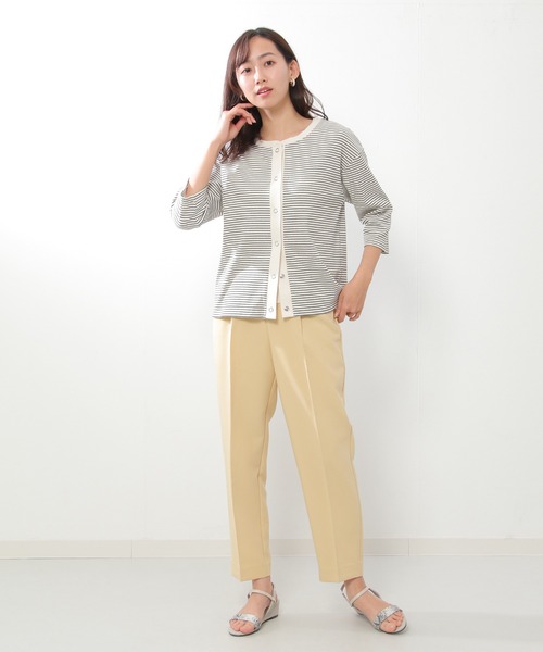 ikka(イッカ)の「【2点セット】カーデタンクセットアンサンブル(カーディガン/ボレロ・レディース・ブラック/ブルー/オフホワイト・M/L)」の14枚目の写真