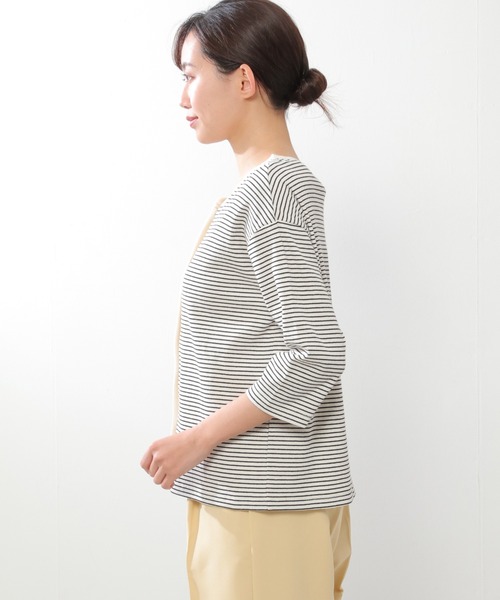 ikka(イッカ)の「【2点セット】カーデタンクセットアンサンブル(カーディガン/ボレロ・レディース・ブラック/ブルー/オフホワイト・M/L)」の21枚目の写真