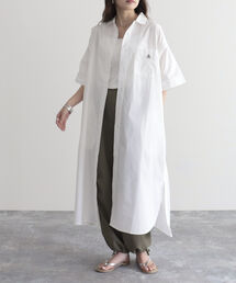 GEVACO | 【GEVACO/ゲバコ】タイプライター半袖シャツワンピース(シャツワンピース)