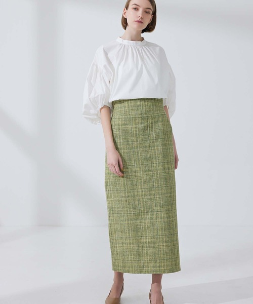 CEDNIE(セドニー)の「ボリュームスリーブコットンブラウス(シャツ/ブラウス・レディース・ブラック/ホワイト・M)」の3枚目の写真