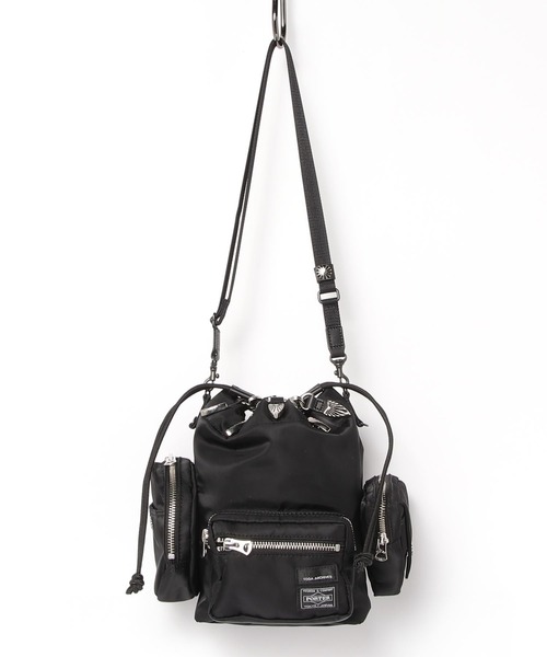 TOGA（トーガ）の「String bag TOGA x PORTER（ショルダーバッグ・メンズ・マルチ/ブラック・FREE）」の8枚目の写真