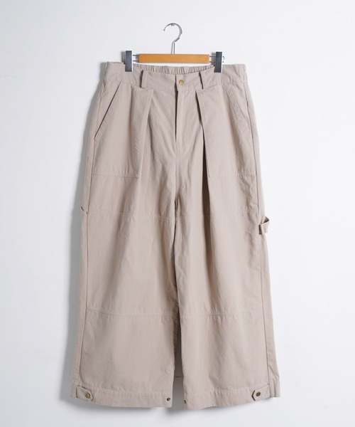 Air Tokyo（エアートウキョー）の「オーバーサイズ ダブルニー ペインターパンツ（その他パンツ・メンズ・グレイッシュベージュ/ブラック・MEDIUM/LARGE）」の5枚目の写真