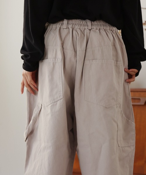 Air Tokyo（エアートウキョー）の「オーバーサイズ ダブルニー ペインターパンツ（その他パンツ・メンズ・グレイッシュベージュ/ブラック・MEDIUM/LARGE）」の14枚目の写真