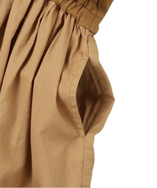 FITH（フィス）の「天竺&ガーゼ 膝下ワンピース（ワンピース・キッズ・チャコールグレー/ブルー/ベージュ・130/140）」の5枚目の写真