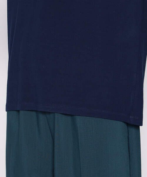 COMME CA ISM（コムサイズム）の「パネルボーダーデザイン クルーネックＴシャツ（Tシャツ/カットソー・メンズ・ホワイト/ネイビー・MEDIUM/LARGE）」の16枚目の写真