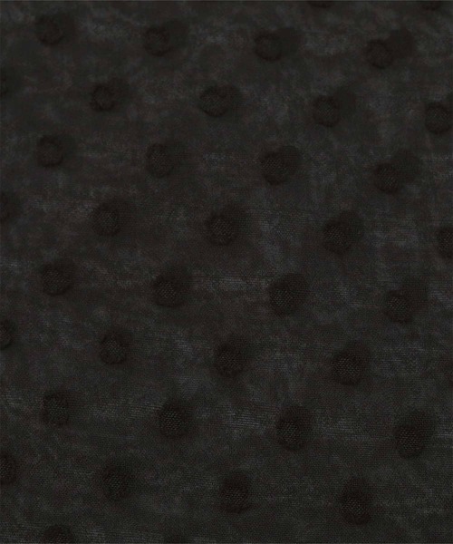 UR'S(ユアーズ)の「シアードットボリュームスリーブブラウス(シャツ/ブラウス・レディース・ブラック/アイボリー・S/L/M)」の18枚目の写真