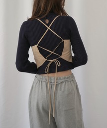 GIUNON | lace up vest / レースアップベスト(ベスト)