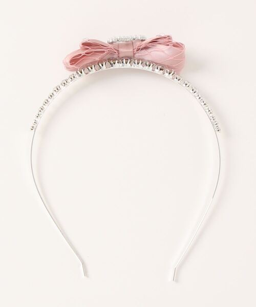 Ank Rouge（アンクルージュ）の「ハートリボンキラキラカチューシャ（カチューシャ・レディース・ピンク/ブラック/ホワイト・FREE）」の10枚目の写真