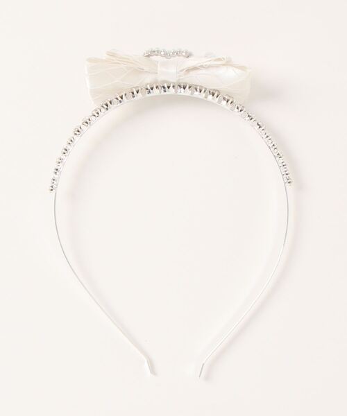 Ank Rouge（アンクルージュ）の「ハートリボンキラキラカチューシャ（カチューシャ・レディース・ピンク/ブラック/ホワイト・FREE）」の11枚目の写真