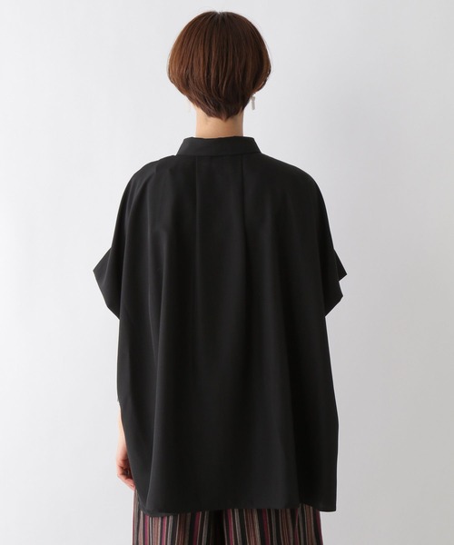 LEPSIM（レプシィム）の「サラキレポンチョシャツ 163564