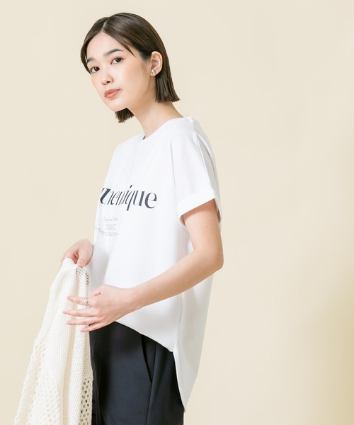Gready Brilliant - 【新品】 グレディブリリアン 袖シャーリングプルオーバー ボリューム 日本製 白 Gready Brilliant（グレディブリリアン）の「ロゴ袖ロール
