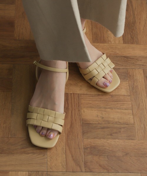 URBAN RESEARCH DOORS(アーバンリサーチドアーズ)の「メッシュストラップサンダル(サンダル・レディース・ベージュ系その他/ブラック/アイボリー・38/36/37)」の10枚目の写真