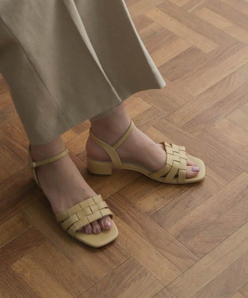 URBAN RESEARCH DOORS(アーバンリサーチドアーズ)の「メッシュストラップサンダル(サンダル・レディース・ベージュ系その他/ブラック/アイボリー・38/36/37)」の14枚目の写真