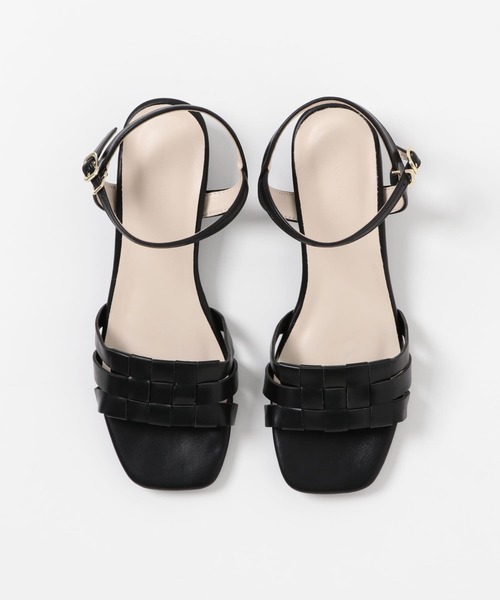 URBAN RESEARCH DOORS(アーバンリサーチドアーズ)の「メッシュストラップサンダル(サンダル・レディース・ベージュ系その他/ブラック/アイボリー・38/36/37)」の5枚目の写真