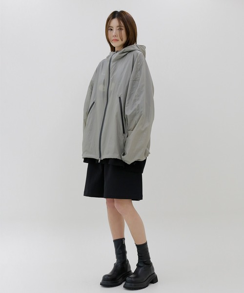 minsobi（ミンソビ）の「ワイドコットンハーフパンツ  ピグメントショート丈パンツ（チノパンツ・メンズ・チャコールグレー/ブラック・FREE）」の21枚目の写真