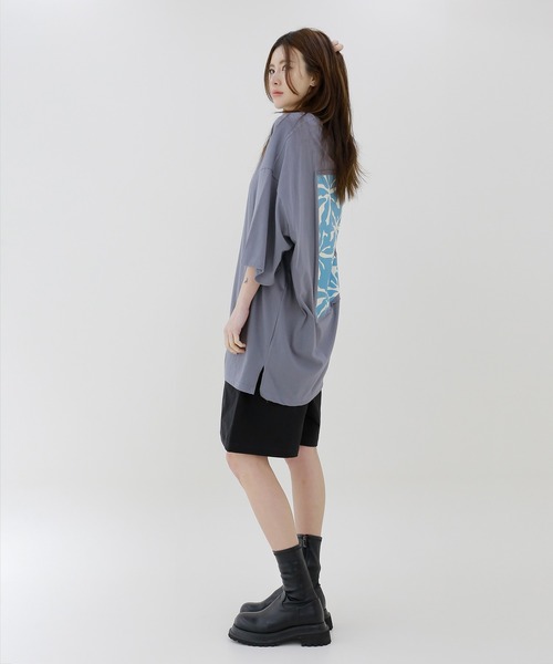 minsobi（ミンソビ）の「ワイドコットンハーフパンツ  ピグメントショート丈パンツ（チノパンツ・メンズ・チャコールグレー/ブラック・FREE）」の9枚目の写真