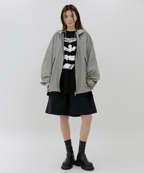 minsobi（ミンソビ）の「ワイドコットンハーフパンツ  ピグメントショート丈パンツ（チノパンツ・メンズ・チャコールグレー/ブラック・FREE）」の20枚目の写真