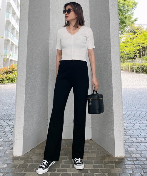 Vicente（ヴィセンテ）の「Stretch summer pants（その他パンツ・レディース・ブラック/グレー・FREE）」の6枚目の写真