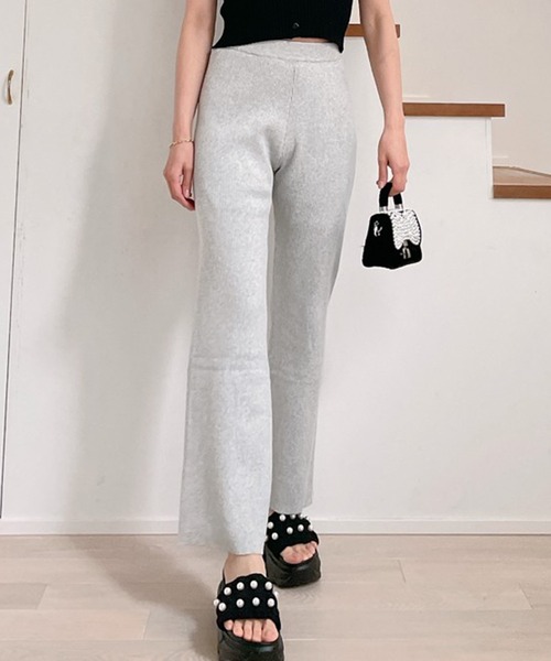 Vicente（ヴィセンテ）の「Stretch summer pants（その他パンツ・レディース・ブラック/グレー・FREE）」の3枚目の写真