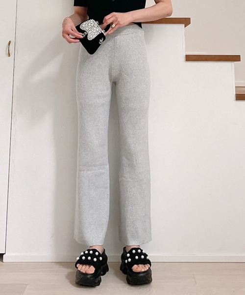 Vicente（ヴィセンテ）の「Stretch summer pants（その他パンツ・レディース・ブラック/グレー・FREE）」の4枚目の写真