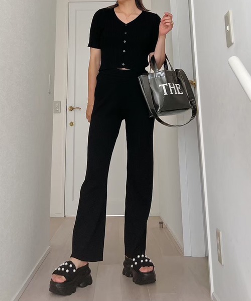 Vicente（ヴィセンテ）の「Stretch summer pants（その他パンツ・レディース・ブラック/グレー・FREE）」の17枚目の写真