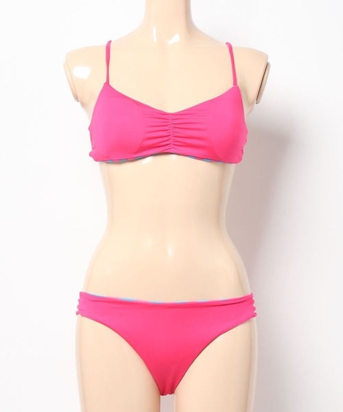 NAVE ネイヴ　水着　リバーシブル　モーヴピンク セール】バンドゥセパレートタイプスウィムウェア リバーシブル（水着