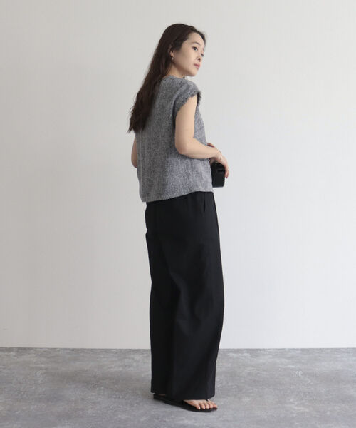 fredy emue(フレディエミュ)の「【fredy emue】サマーツイードベストブラウス(シャツ/ブラウス・レディース・ネイビー/チャコールグレー/ライトグレー・38)」の20枚目の写真