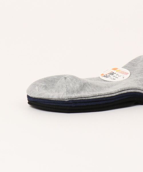 CONVERSE(コンバース)の「【CONVERSE】フロントスターソックス3P(ソックス/靴下・レディース・ブルー・M/S)」の2枚目の写真