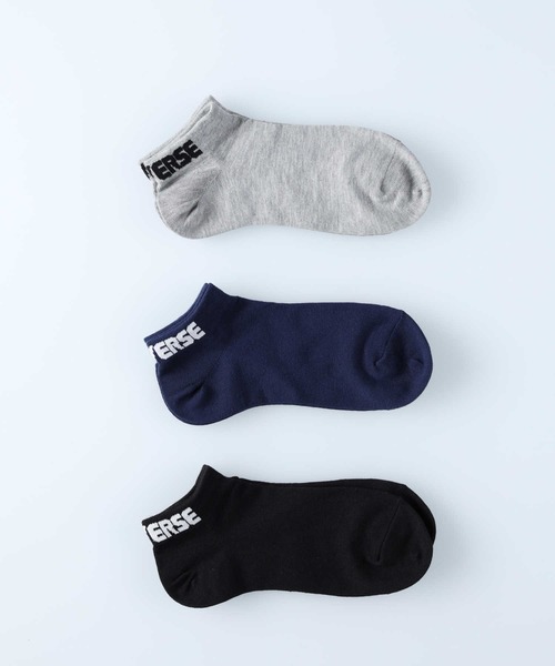 CONVERSE(コンバース)の「【CONVERSE】フロントスターソックス3P(ソックス/靴下・レディース・ブルー・M/S)」の5枚目の写真