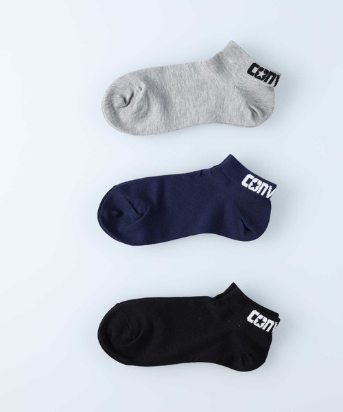 CONVERSE(コンバース)の「【CONVERSE】フロントスターソックス3P(ソックス/靴下・レディース・ブルー・M/S)」の6枚目の写真
