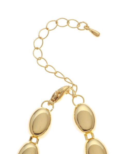EVRIS(エヴリス)の「HALFBALL CHAINネックレス(ネックレス・レディース・シルバー/ゴールド・FREE)」の5枚目の写真