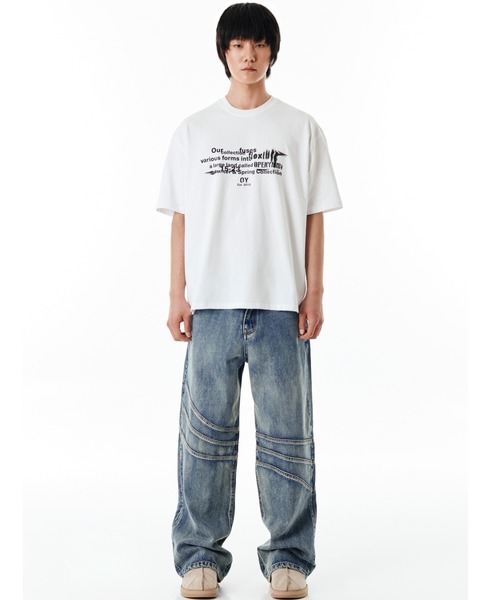 ★OY★VANISH TYPO LOGO T-BLACK★正規品/韓国直送料込/人気 ☆OY☆VANISH TYPO LOGO T-BLACK☆正規品/韓国直送料込/人気 (OY
