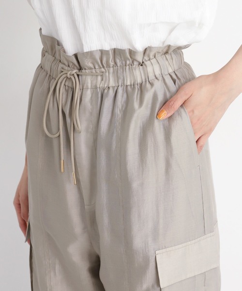 mysty woman(ミスティウーマン)の「シアードロストカーゴパンツ 909830(カーゴパンツ・レディース・ブラック/グレイッシュベージュ/ピンク系その他・FREE)」の20枚目の写真